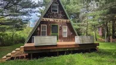Photo of A-Frame Hunting Cabin in Millerton, Pennsylvania