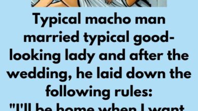 Photo of Typical macho man married typical good-looking lady and after the wedding, he laid down the following rules: