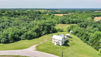 Photo of Charming Farmhouse on 5 Acres for Sale in Golden Eagle, Illinois